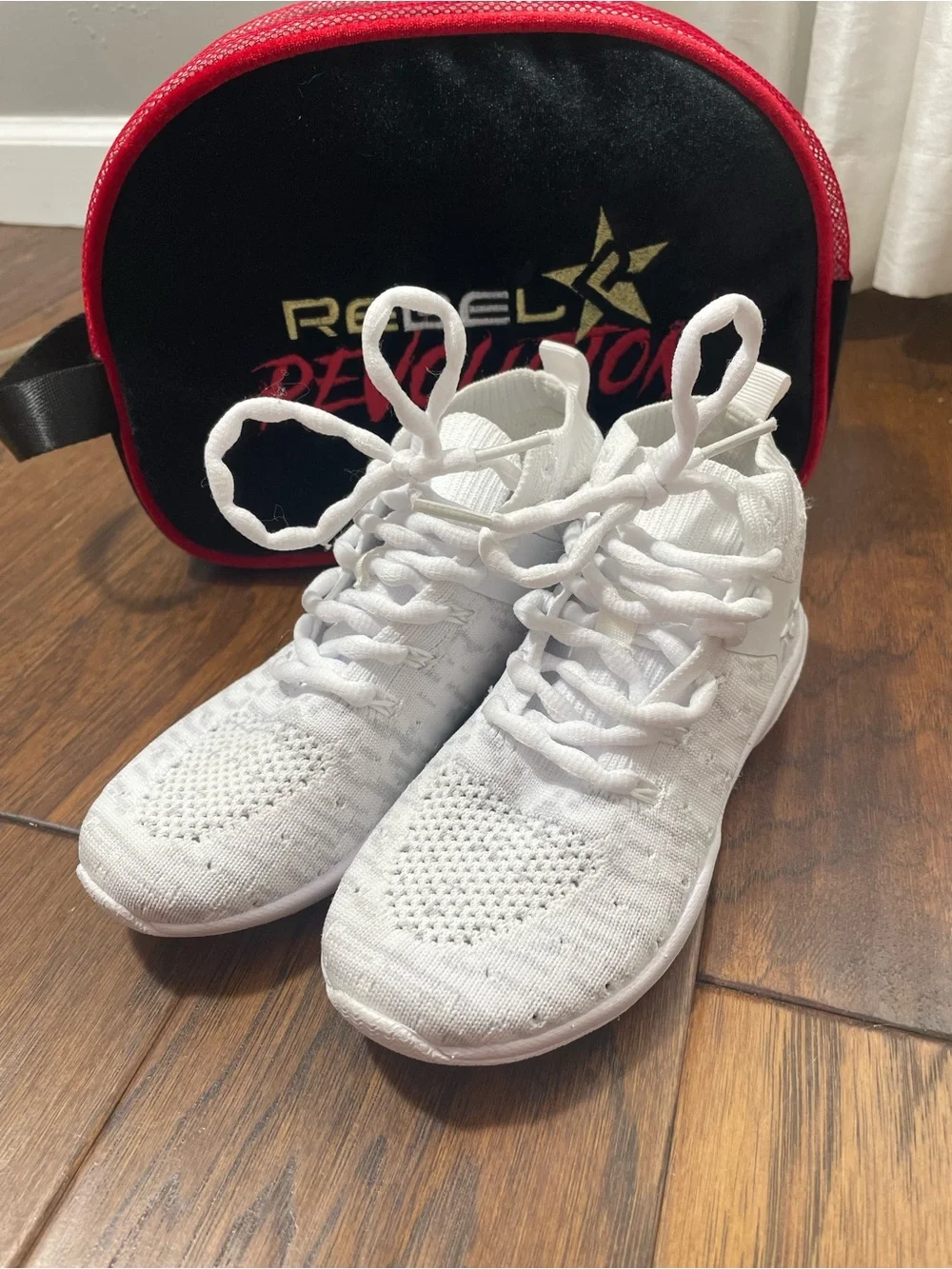 Rebel Revolution Kids Cheer Sneaker - White
